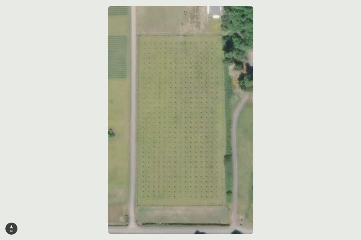 Aerial view of Olympic Bluffs Cidery